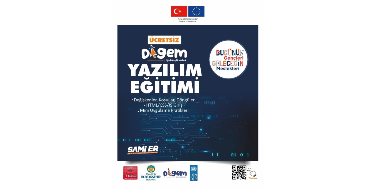 Malatya’da Dijital Gençlik Merkezi’nde Kodlama Eğitimi