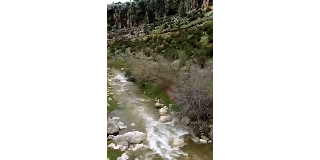 Araban’da Kuruyan Ardıl Çayı Yıllar Sonra Yeniden Akmaya Başladı