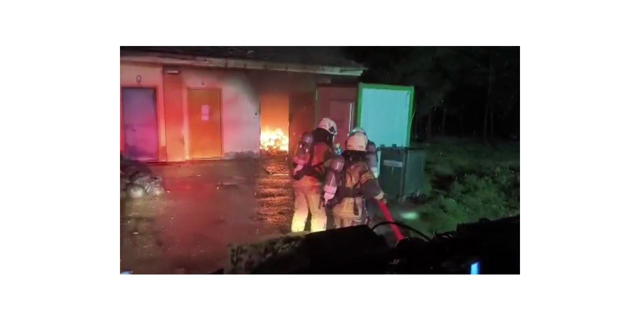 Onkoloji Tıbbi Atık Deposunda Korkutan Yangın