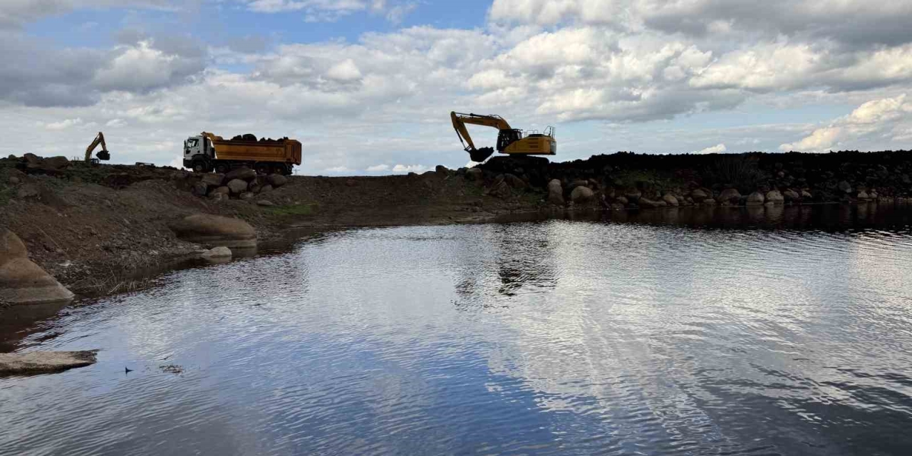 Diyarbakır’daki Sulama Göleti İnşaatı Tamamlandı