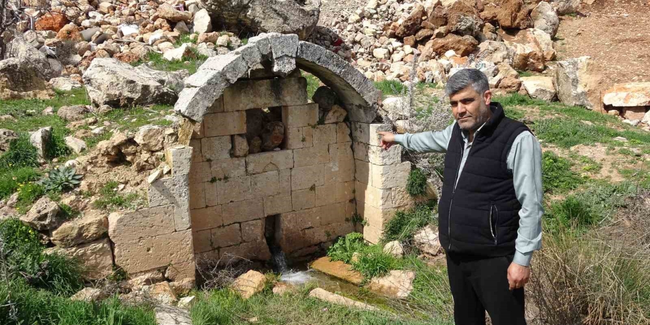 Gaziantep’te Kar Ve Yağmur Bereketi: Tarihi Çeşmelerden Su Akmaya Başladı