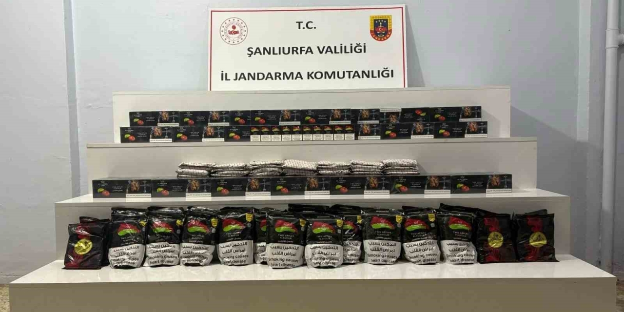 Şanlıurfa’da 82 Kilo Kaçak Nargile Tütünü Ele Geçirildi