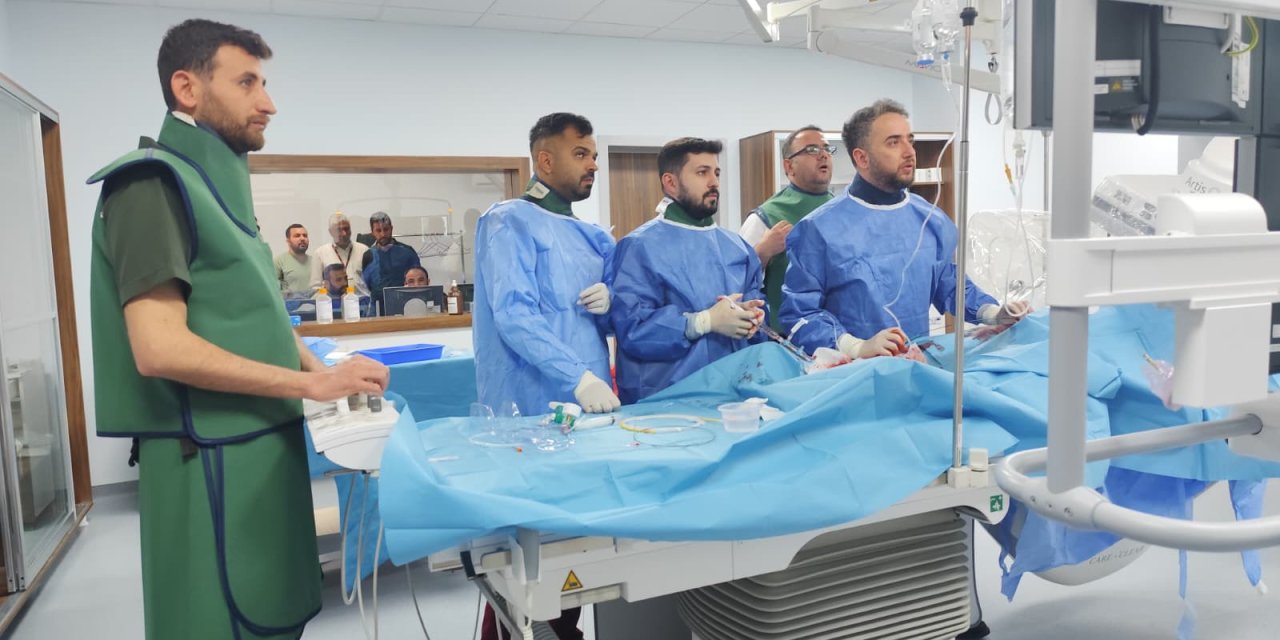 Kâhta’da Açılan Anjiyo Ünitesinde İlk Hasta Başarıyla Tedavi Edildi