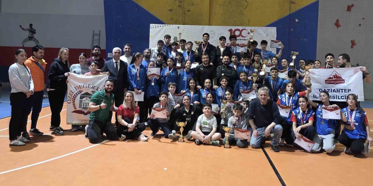 Gaziantep’te ‘okul Sporları Tırmanış Yarışması’ Yapıldı