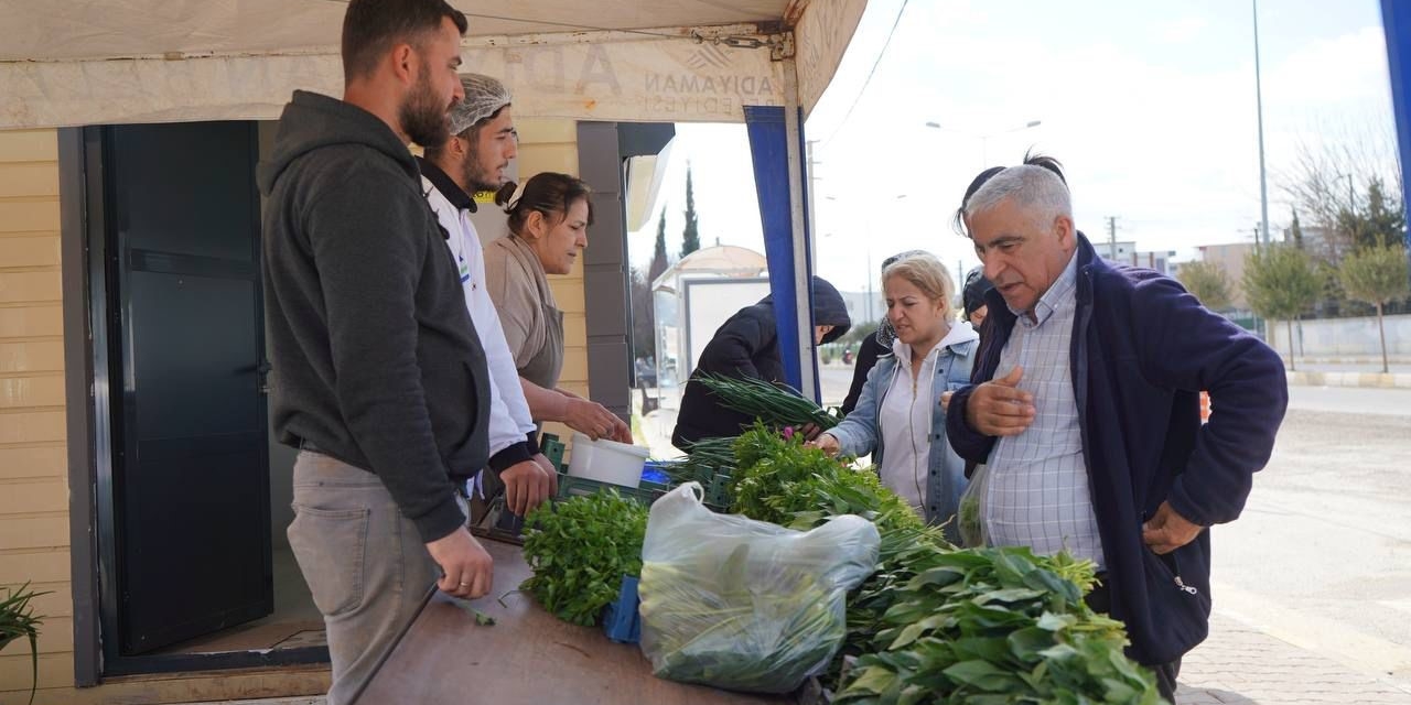 Adıyaman Belediyesi’nden Vatandaşa Doğrudan Sebze Satışı