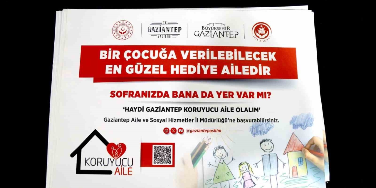 "haydi Gaziantep Koruyucu Aile Olalım" Ve "sofranda Bana Da Yer Var Mı" Temalı Yemek Altlıkları Tanıtıldı