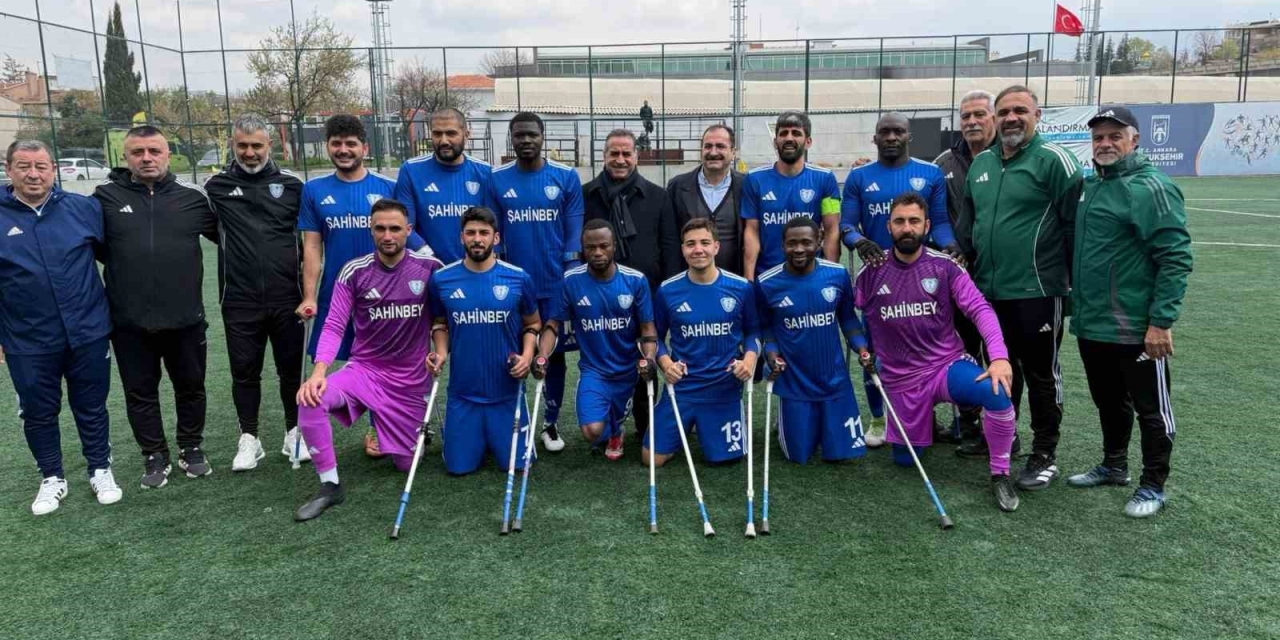 Şahinbey Ampute’den Net Skor 1-0