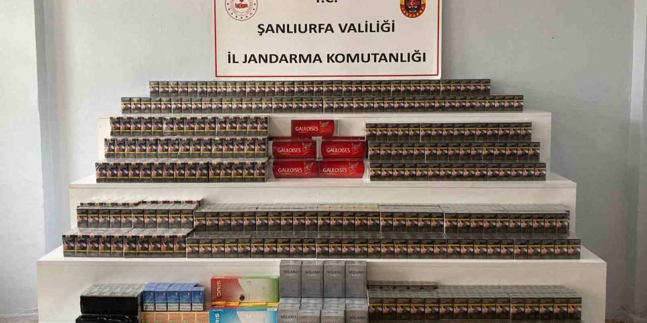 Viranşehir’de 4 Bin 900 Paket Kaçak Sigara Ele Geçirildi