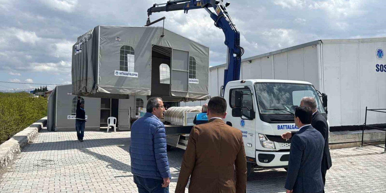 Başkan Taşkın Taziye Hizmetlerinin Merkezinde İnceleme Yaptı