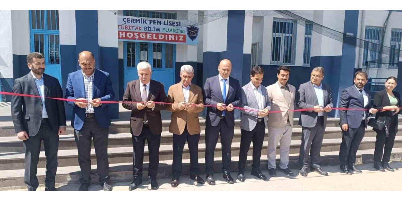 Çermikte Bilim Fuarı Açıldı