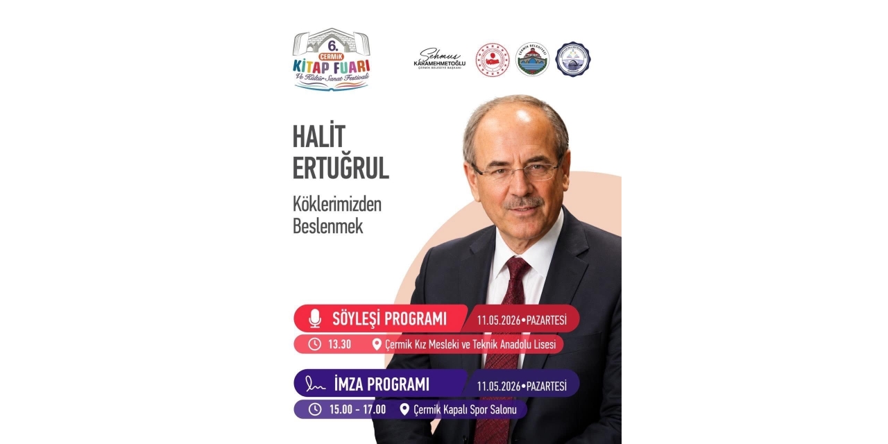 6. Çermik Kitap Fuarı Ve Kültür Sanat Festivali 11 Mayısta Kapılarını Açacak