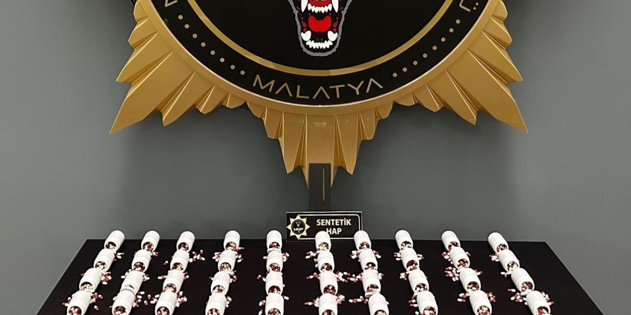 Malatya’da Otogarda 2 Bin 970 Adet Sentetik Hap Ele Geçirildi