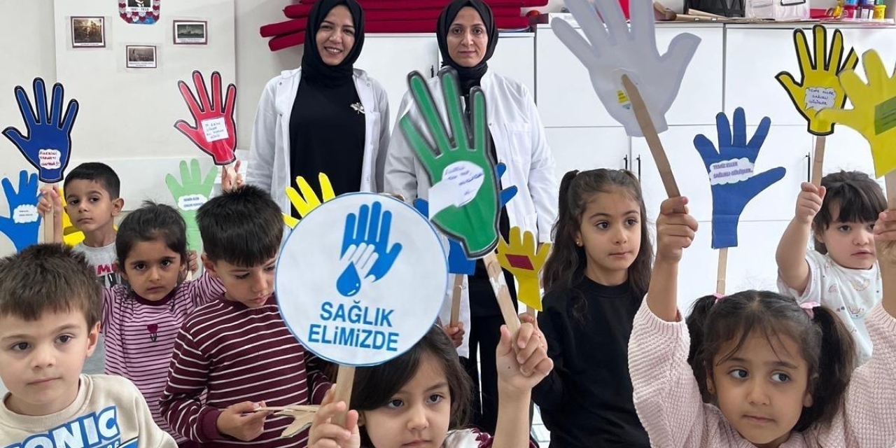 Kahta’da Minik Öğrencilere El Hijyeni Eğitimi