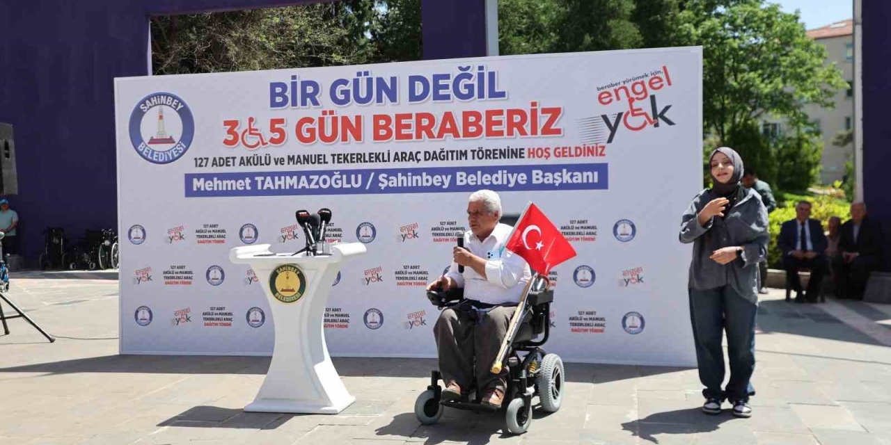 Şahinbey Belediyesi 5 Bin Engellinin ‘eli Ayağı’ Oldu