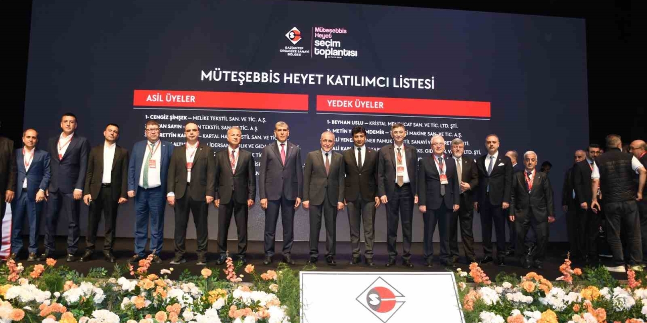 Cengiz Şimşek, Oybirliği İle Yeniden Gaziantep Osb Başkanı Seçildi