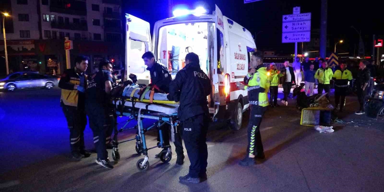 Malatya’da Cip İle Motosiklet Çarpıştı: Motokurye Yaralandı