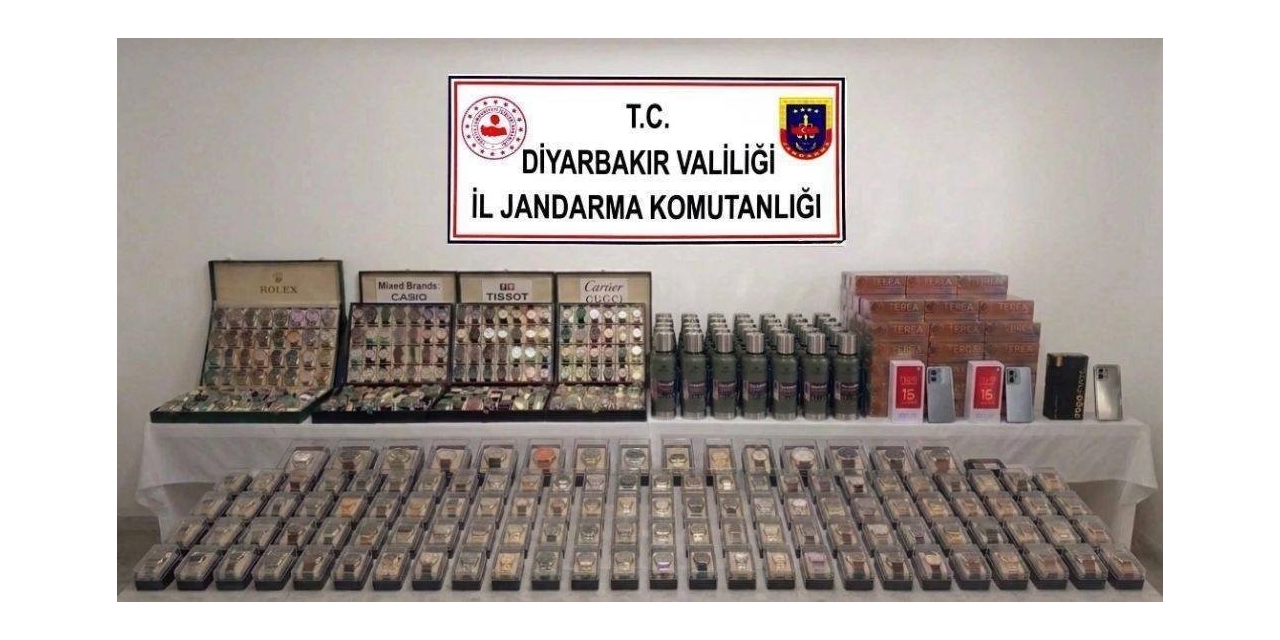 Diyarbakır’da Çok Sayıda Gümrük Kaçağı Ürün Ele Geçirildi