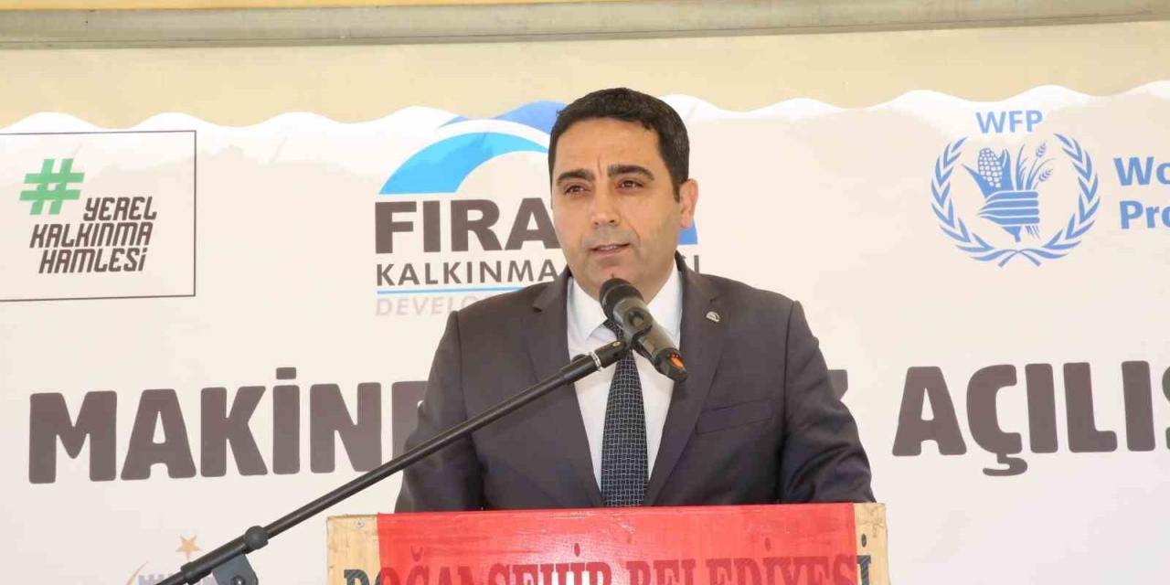 Doğanşehir’de Buğday Üretimine Güç Katacak Ortak Tarım Makineleri Parkı Açıldı