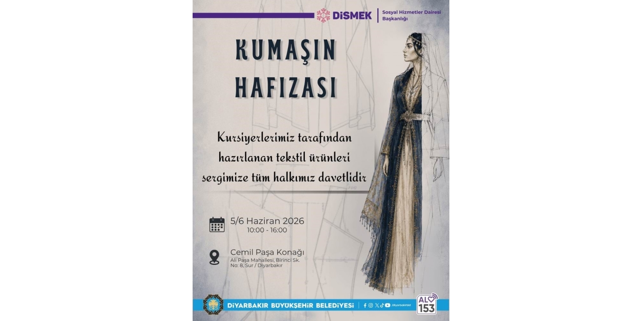 Kursiyerlerin Emekleri ‘kumaşın Hafızası’ Sergisinde Buluşuyor