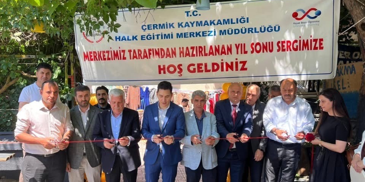 Çermik’te Kadınların El Emeği Sergisi Açıldı
