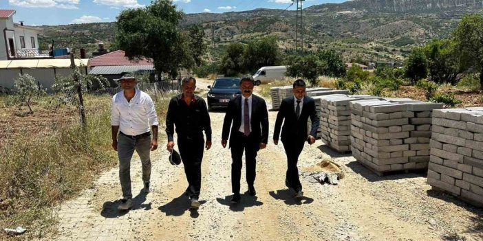 Kaymakam Aslan, Deprem Konutlarında İncelemelerde Bulundu