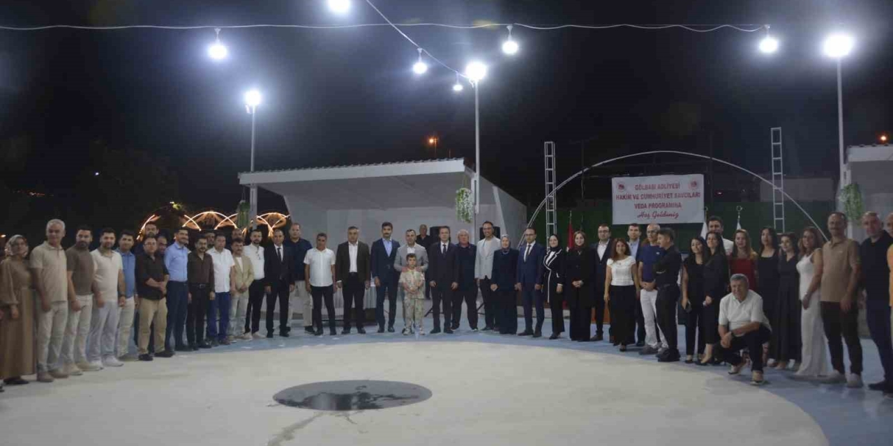 Gölbaşı’nda Görevli Hakim Ve Savcılara Veda Yemeği