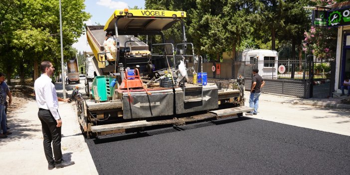 Kahta'da Yol Ve Asfalt Seferberliği Sürüyor