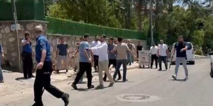 Kavga Eden Şahıslara Biber Gazıyla Müdahale Edildi