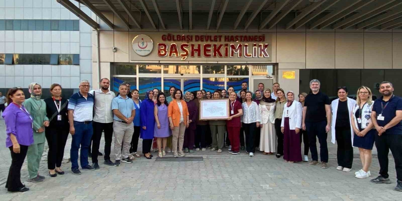 Gölbaşı Devlet Hastanesi "anne Dostu Hastane" Unvanı Aldı