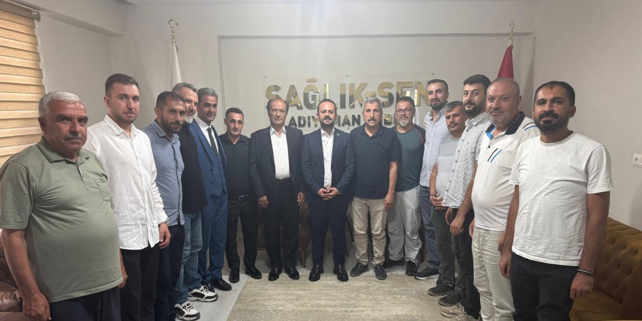 Sağlık-Sen Adıyaman'da İlçe Başkanlıklarında Görev Değişimi