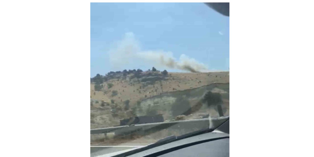 Kontrollü Patlatma Orman Yangını Çıkardı
