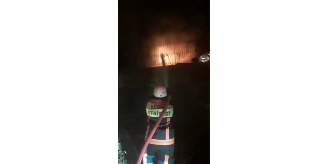 Besni’de Ev Yangını Korkuttu