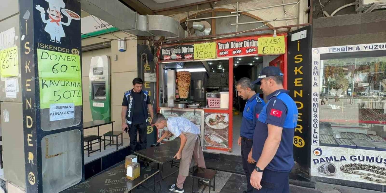 Adıyaman’da Yaya Güvenliği İçin Kaldırım Denetimi