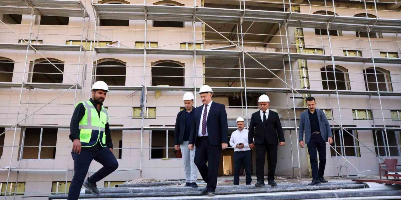 Sgk İl Müdürlüğü Yeni Hizmet Binasında Çalışmalar Sürüyor