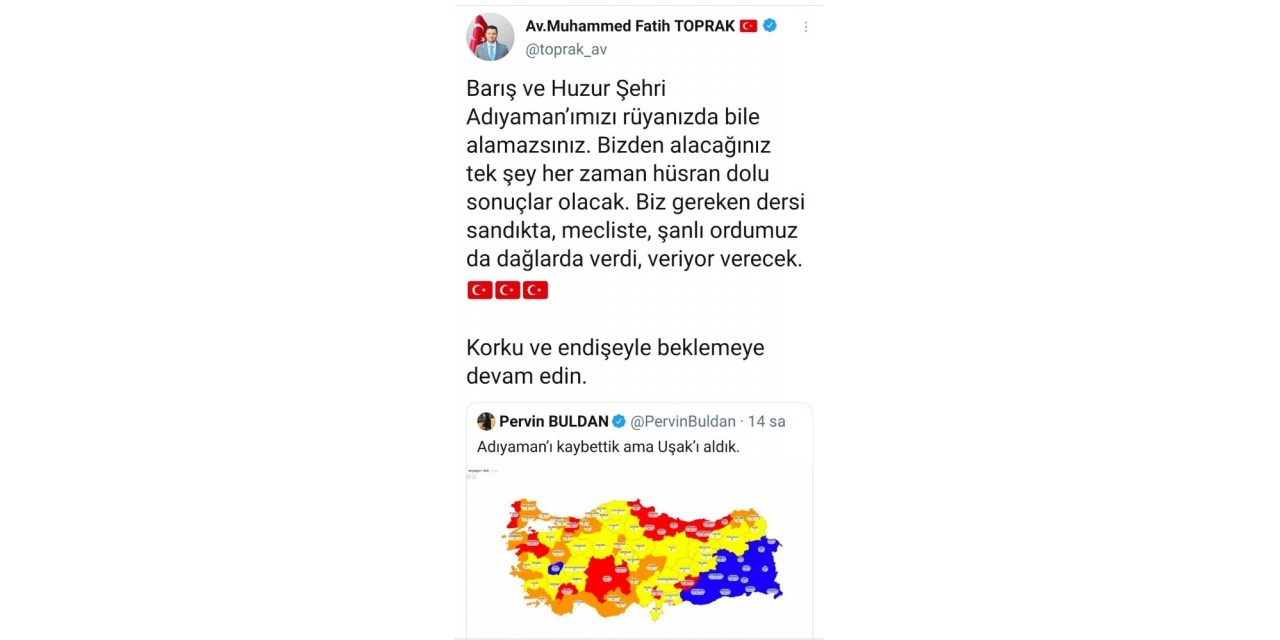 Milletvekili Toprak’tan Pervin Buldan’a Sert Cevap