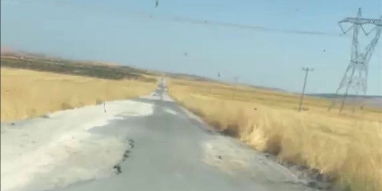 Adıyaman’da Köy Yolu Tepkisi
