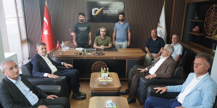 Milletvekili Şan ve Başkan Hallaç Basın Mensuplarıyla Buluştu