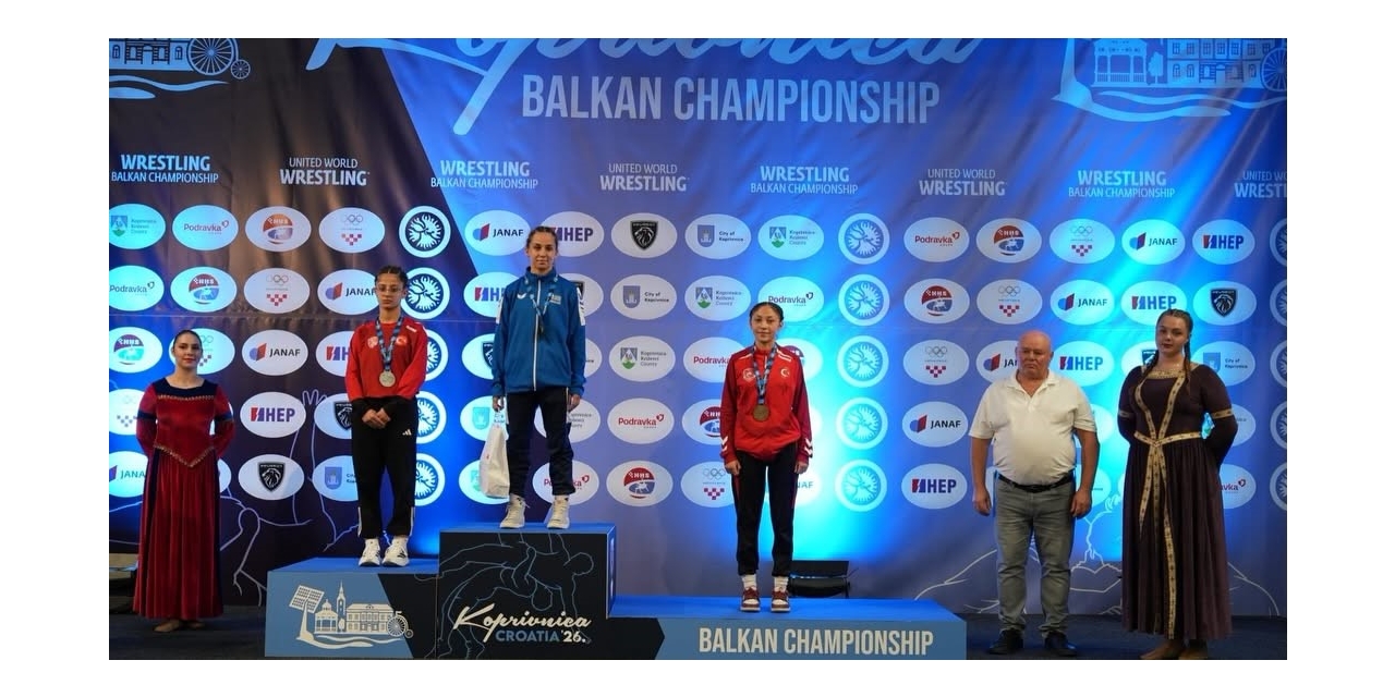 Adıyamanlı Milli Güreşçi Balkan İkincisi Oldu