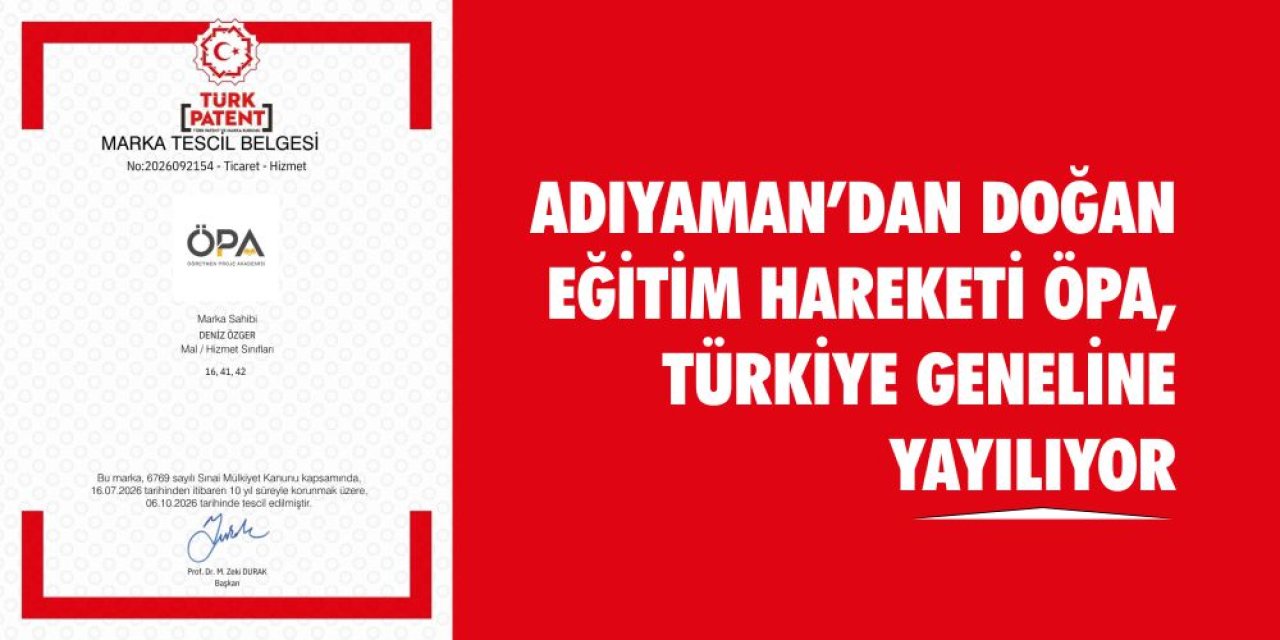 Adıyaman’dan Doğan Eğitim Hareketi Öpa, Türkiye Geneline Yayılıyor