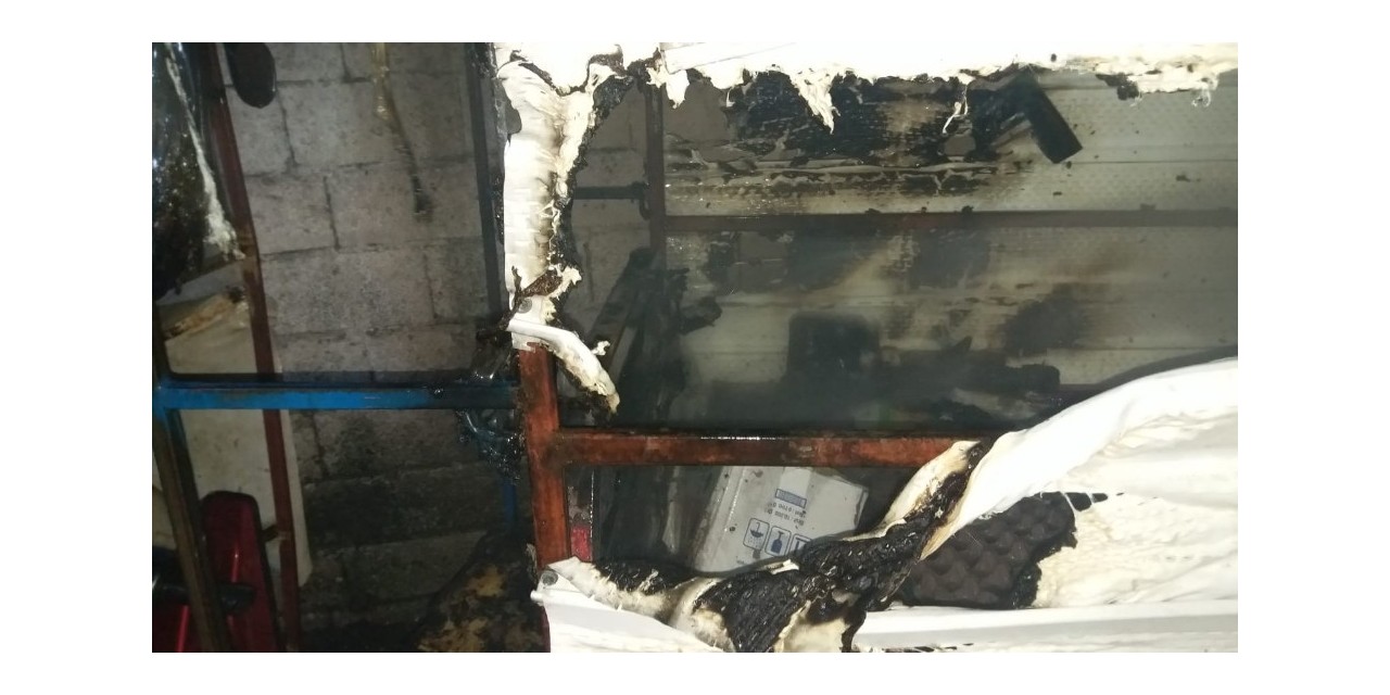 Üç Tekerlekli Motosiklet Yandı
