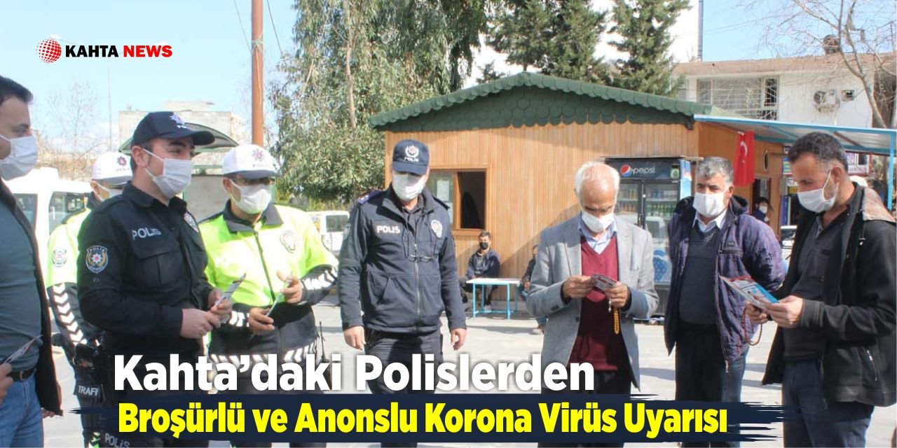 Polislerden Broşürlü Korona Virüs Uyarısı