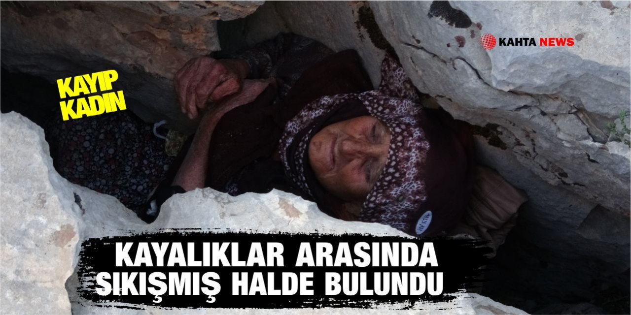 Kayıp Kadın Kayalıklar Arasında Sıkışmış Halde Bulundu