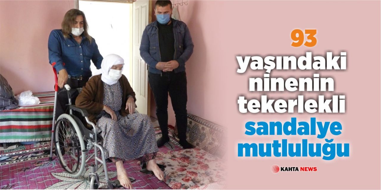 93 Yaşındaki Ninenin Tekerlekli Sandalye Mutluluğu