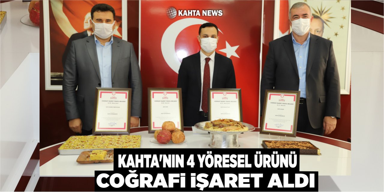 Kahta’nın 4 Yöresel Ürünü Coğrafi İşaret Aldı