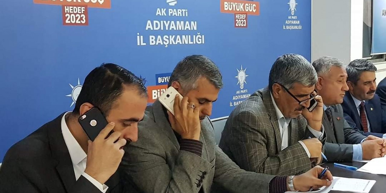 Ak Parti 34 Bin Üyesine Telefonla Ulaştı