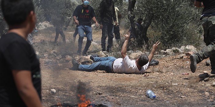 İsrail Askerlerinden Nablus'taki Protestolara Müdahale