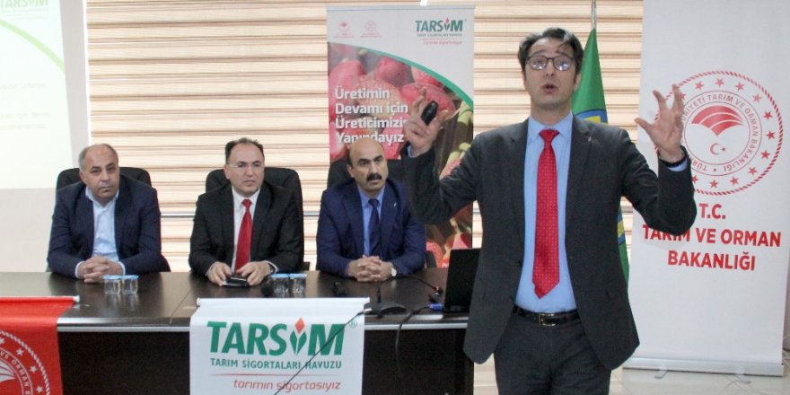Üreticilere Tarım Sigortasının Önemi Anlatıldı