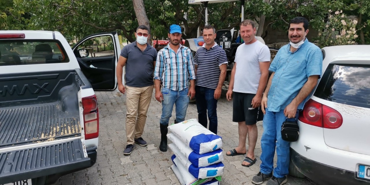 Gölbaşı’nda Silajlık Soya Tohumu Dağıtıldı