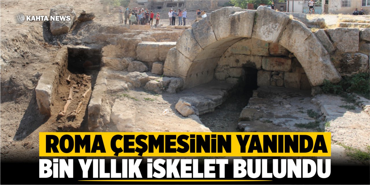 Roma Çeşmesinin Yanında Bin Yıllık İskelet Bulundu
