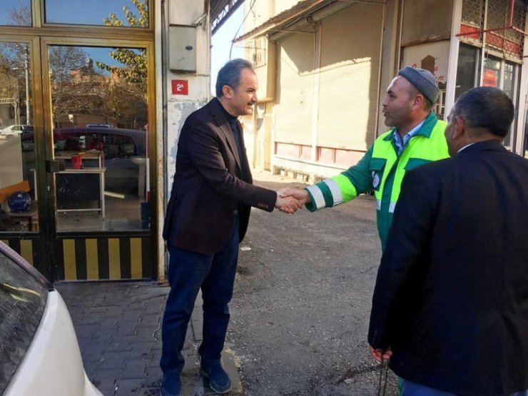 Başkan Kılınç, Eski Samsat Caddesi Esnafını Ziyaret Etti